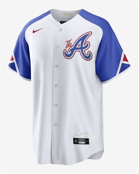 nike men's atlanta braves city connect replica jersey|braves city connect jersey.